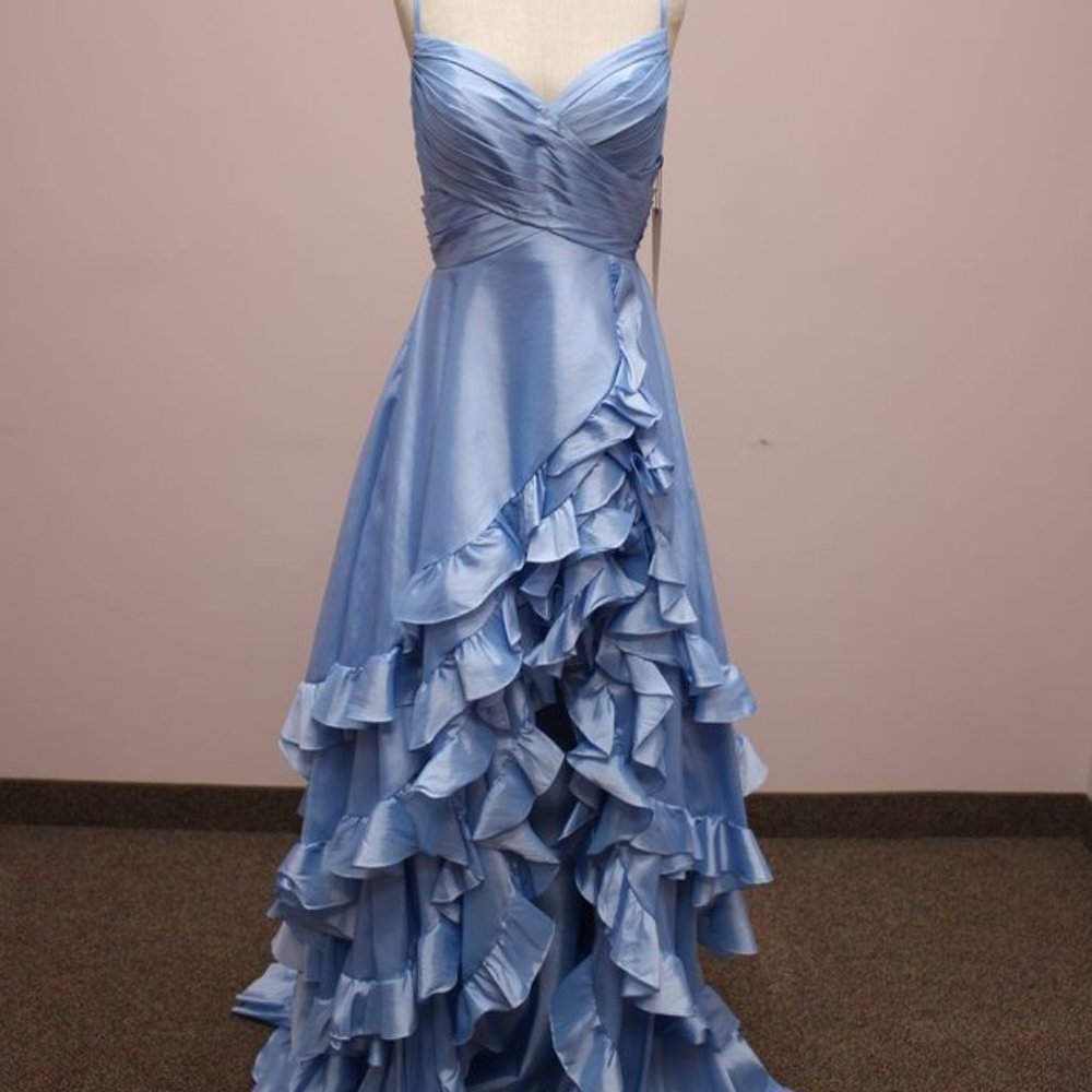 Sherri Hill ruffled A-line